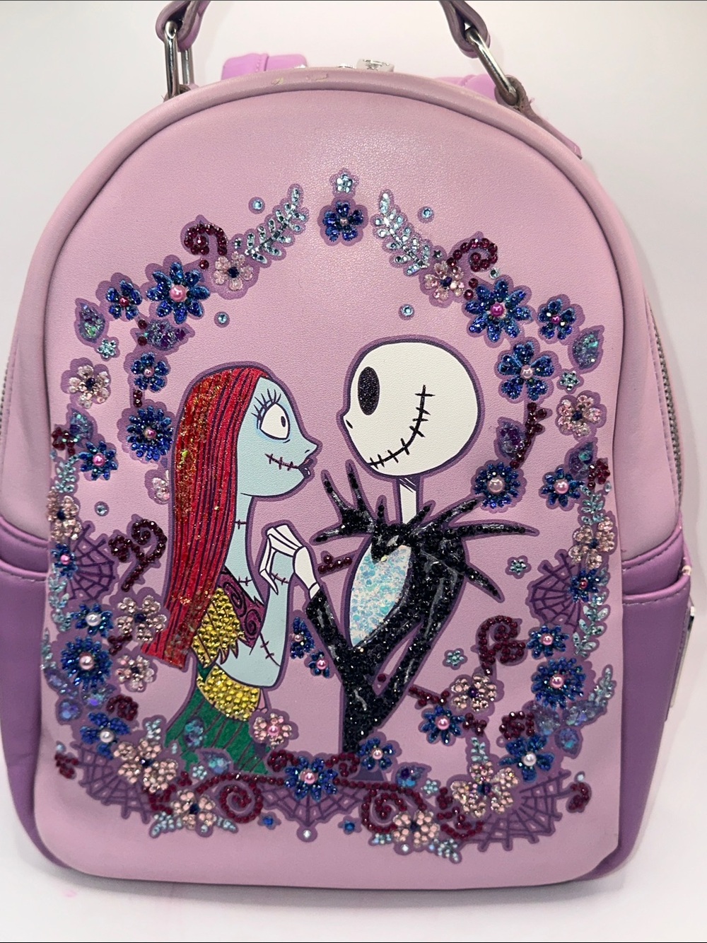 OOAK Loungefly Nightmare Before Christmas Sally & Jack Backpack